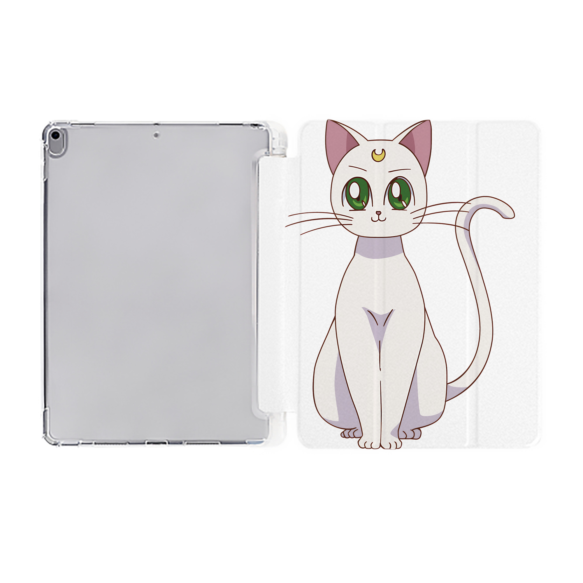 （画像用） 美少女戦士セーラームーン Sailor Moon IPad ケース ペン収納付き 三つ折りスタンド PUレザー×シリコン 対応機種9.5/10.5/10.9インチ